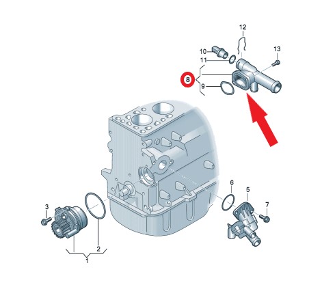 VOLKSWAGEN CRAFTER SOĞUTMA BORUSU