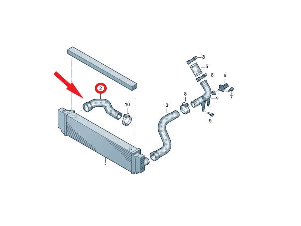 VOLKSWAGEN CRAFTER TURBO HORTUMU