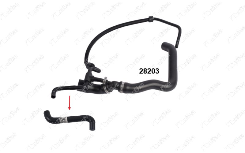 VOLKSWAGEN LT-35 RADYATÖR GİRİŞ HORTUMU