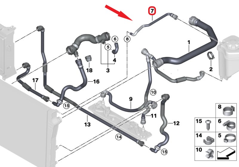 YEDEK SU DEPO HORTUMU