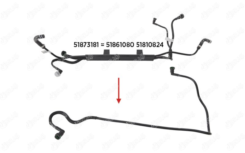 YAKIT BORUSU BRAKET HARİÇ