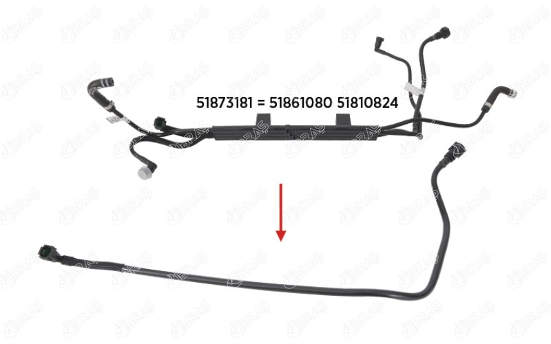 YAKIT BORUSU BRAKET HARİÇ